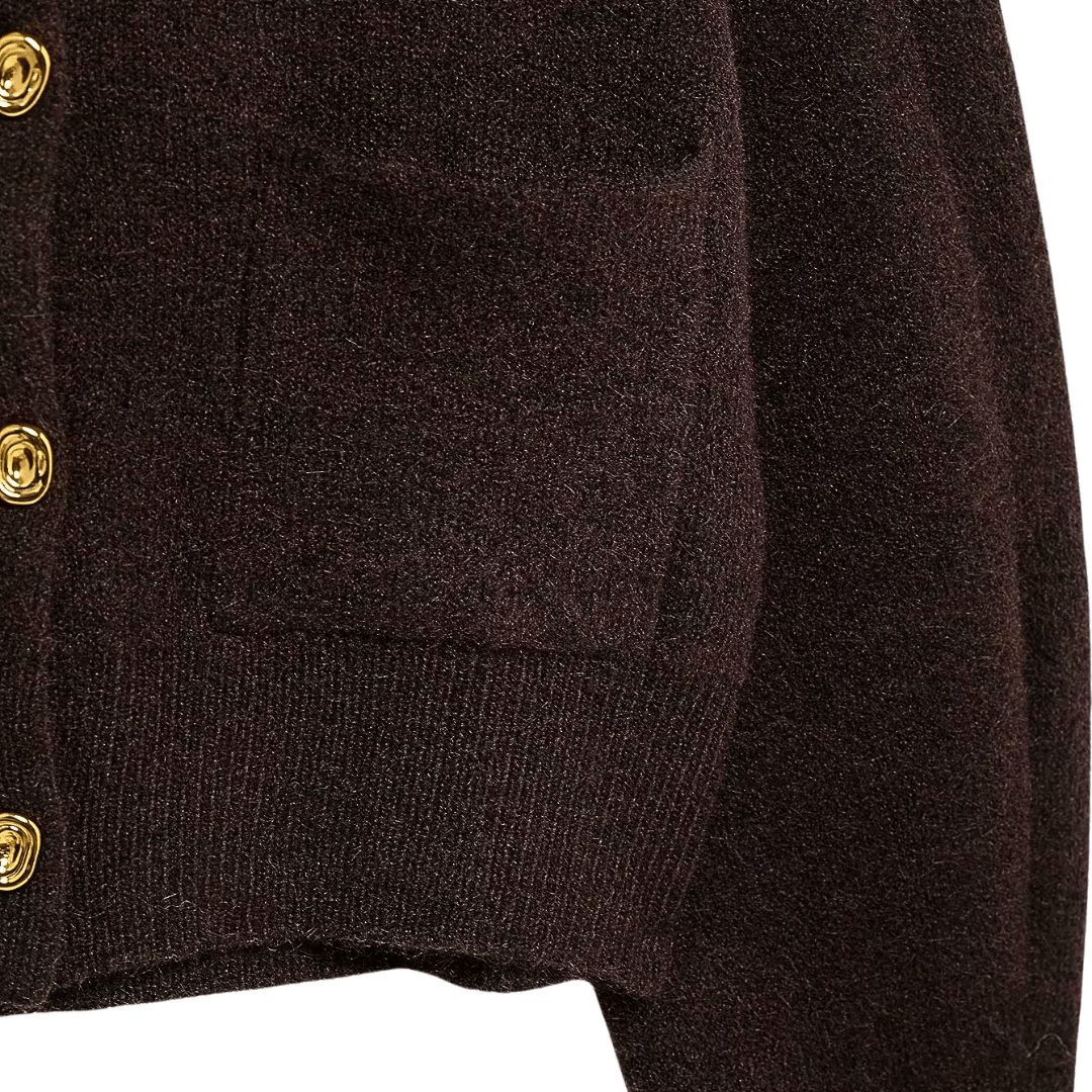 Two Piece Knit Skirt Set – Cropped Cardigan Mini Skirt Co-Ord