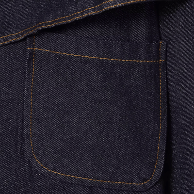 Dark Wash Denim Cape Jacket – Cropped Western Outerwear