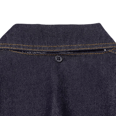 Dark Wash Denim Cape Jacket – Cropped Western Outerwear