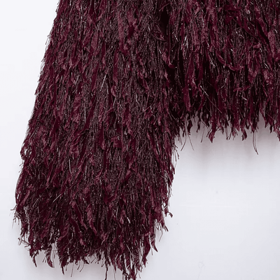 Shaggy Faux Fur Cropped Jacket