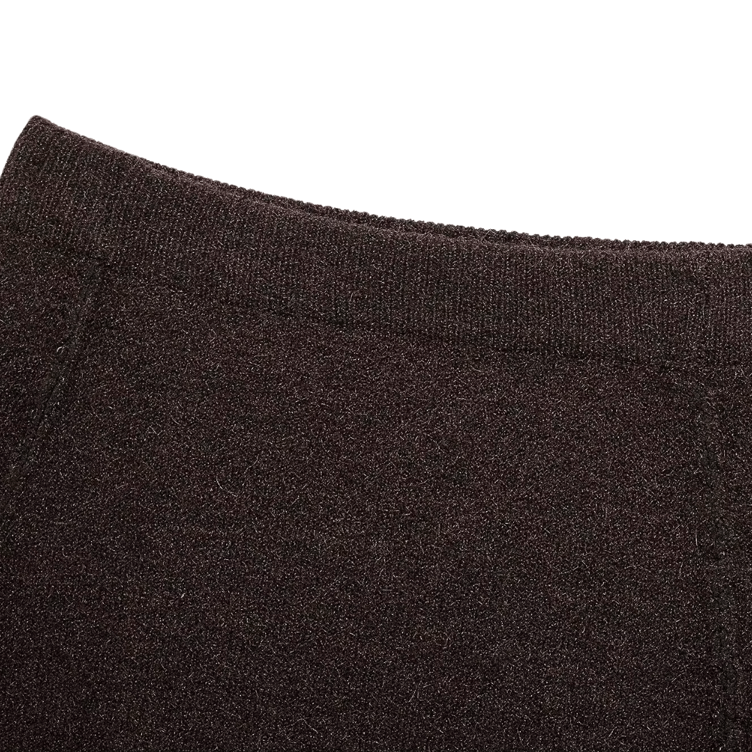 Two Piece Knit Skirt Set – Cropped Cardigan Mini Skirt Co-Ord