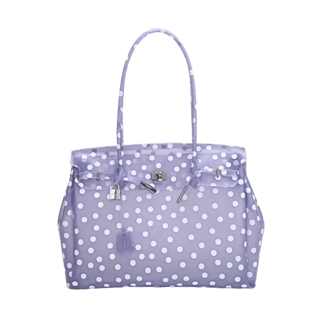 Jelly Firkin Bag – Polka Dot Jelly Tote Bag