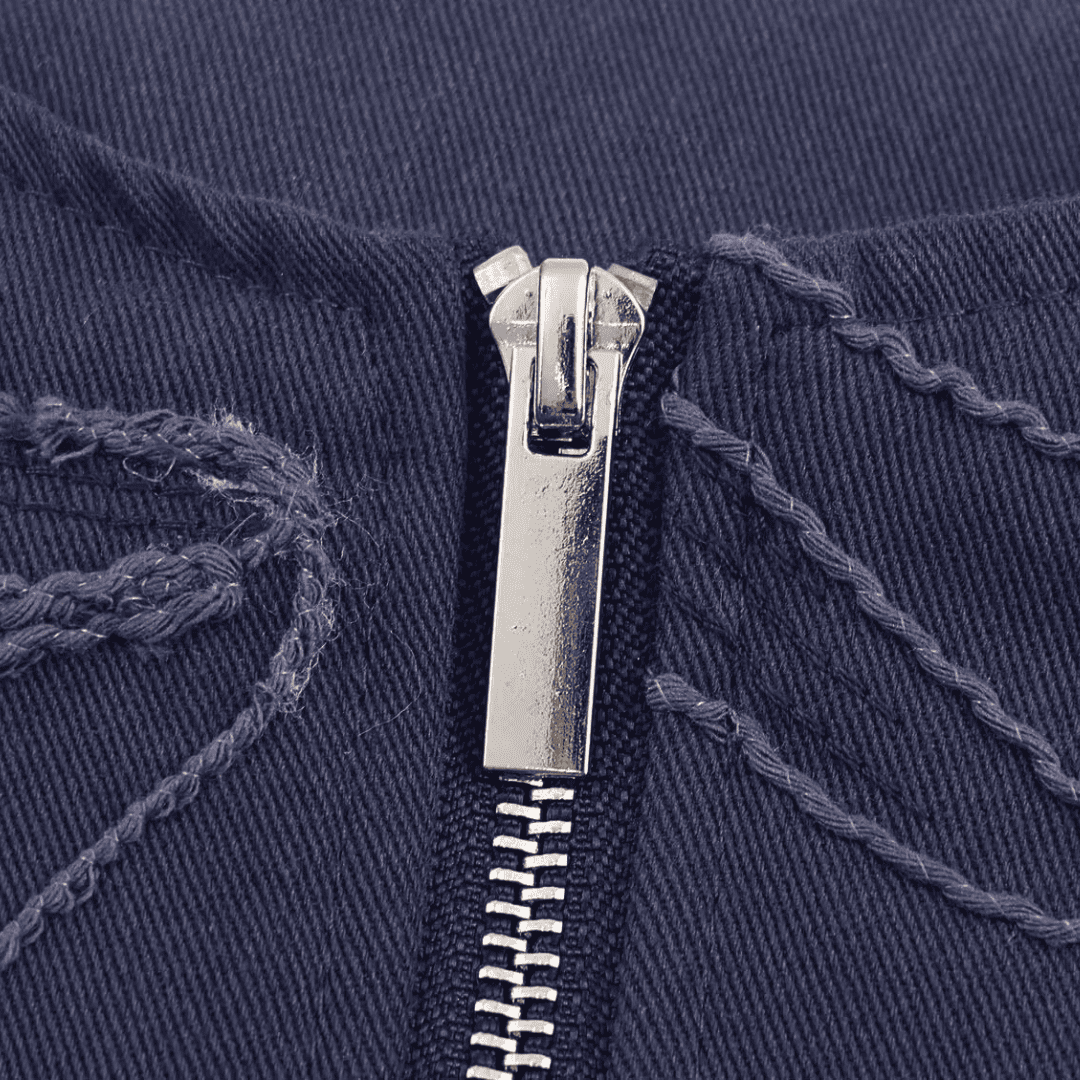 Embroidered Floral Bomber Jacket