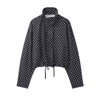 Frühlingsjacke mit Polka-Dots