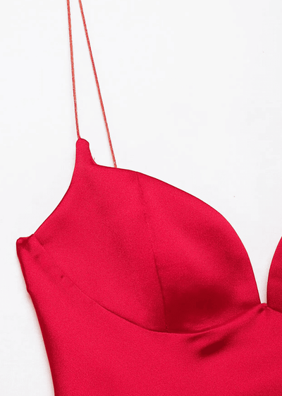 Elegant Flowing Spaghetti Dress