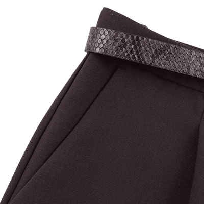 High-Waisted Cargo-Shorts mit Gürtel