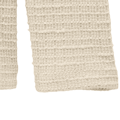 Bow Knit Flared Pant Set