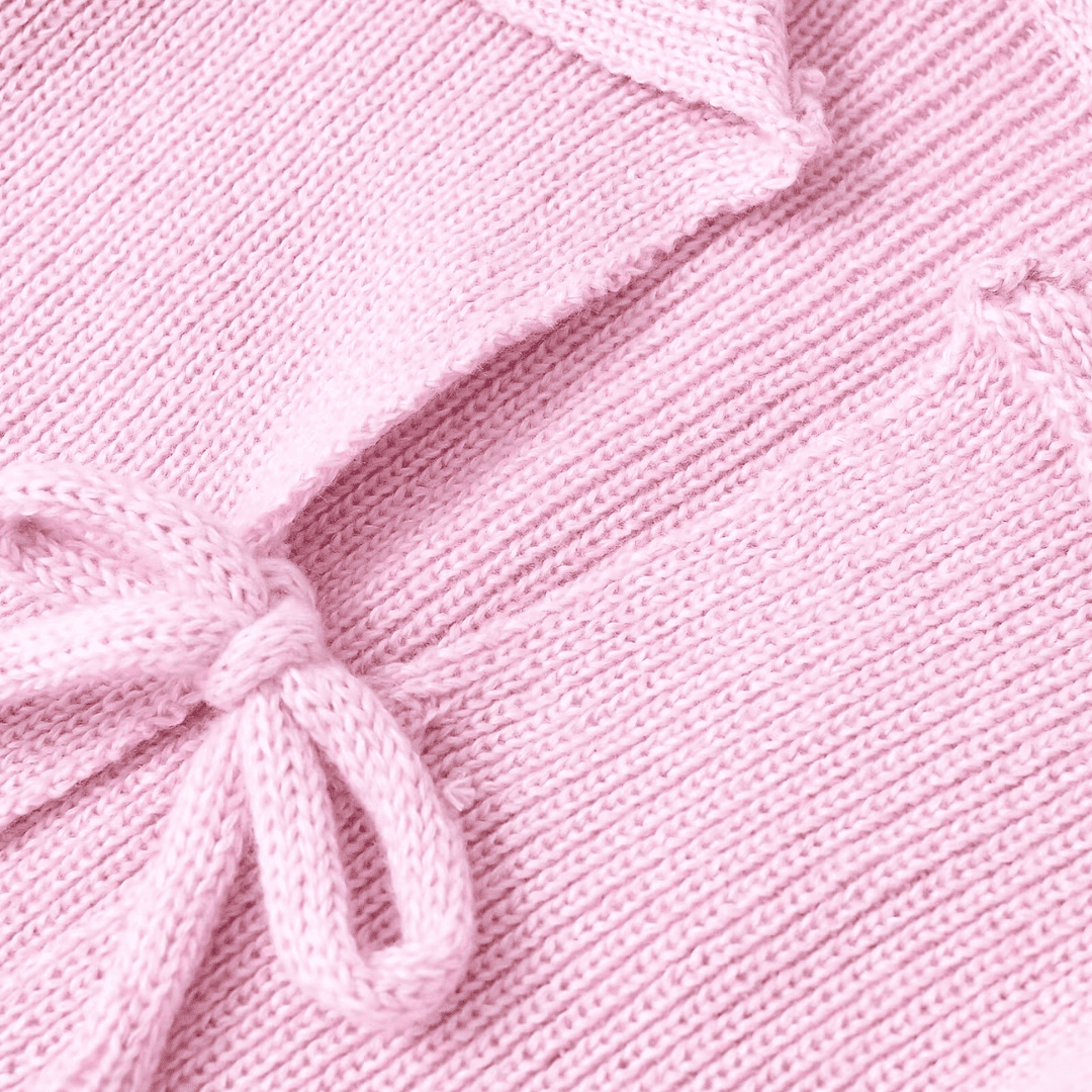 Ribbed Bow Front Top
