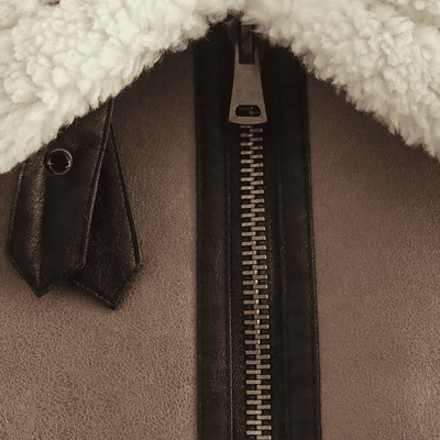 Charlotte Shearling Aviator Vest