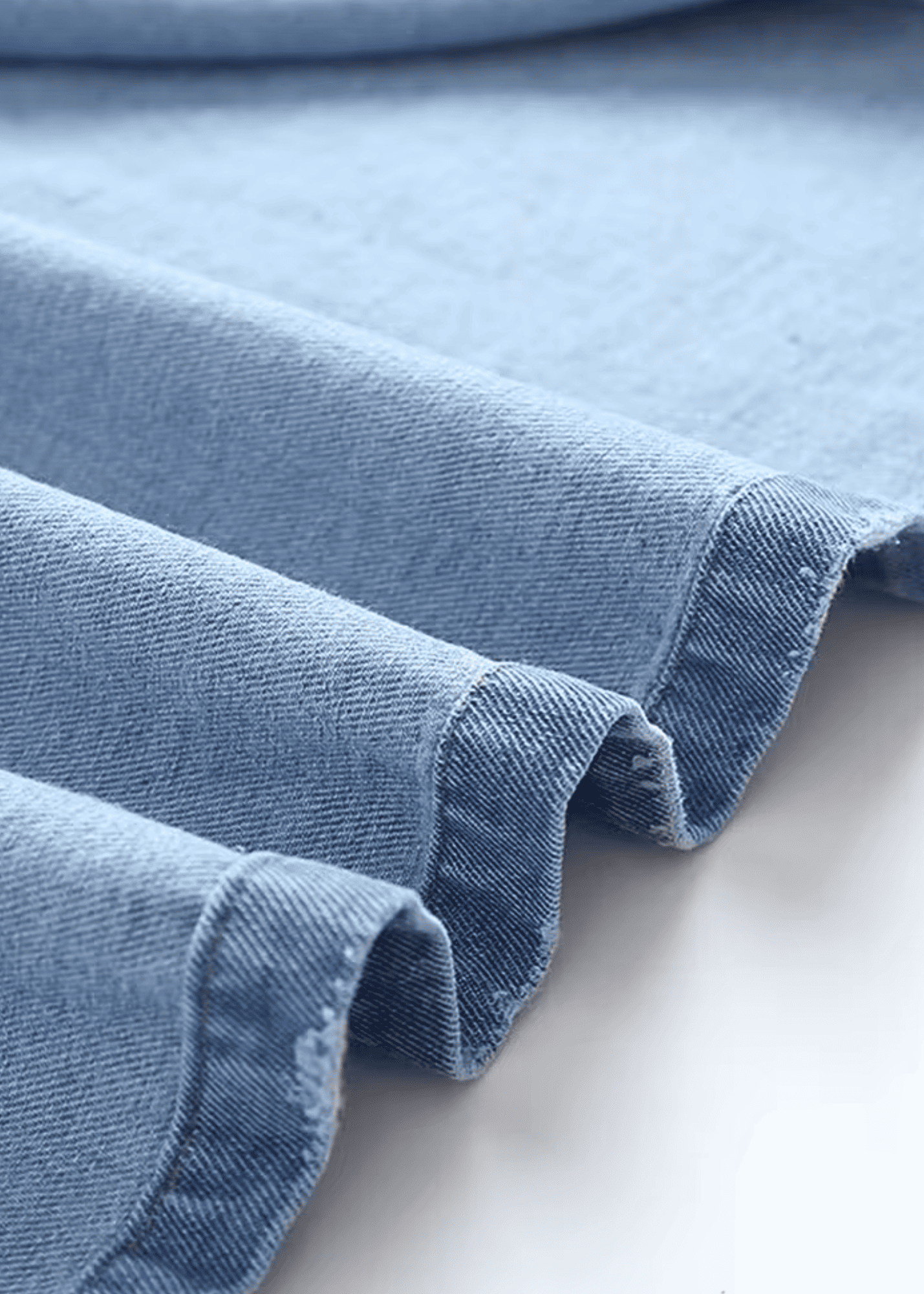 Double-Breasted Denim Trench Coat