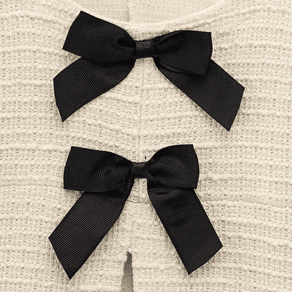 Bow Knit Flared Pant Set