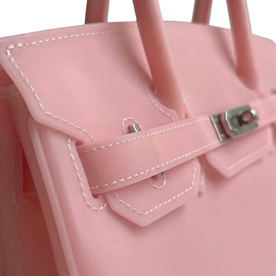 Jelly Birkin Bag – Transparent Clear Beach Tote Waterproof Handbag