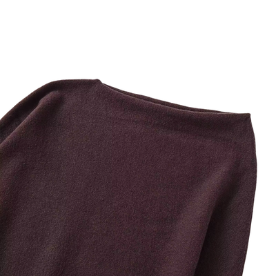 Off-Shoulder Metal Detail Knit