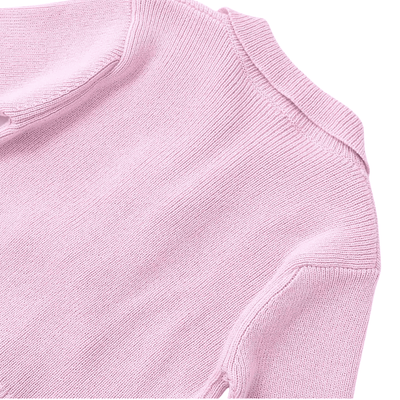 Ribbed Bow Front Top