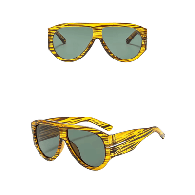 Flat Top Aviator Sunglasses