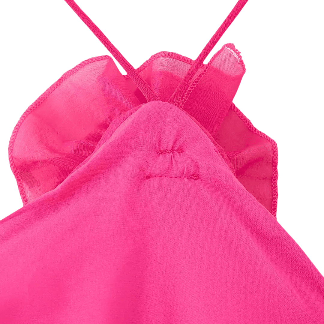 Floral Chiffon Midi Dress