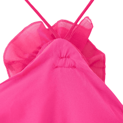 Floral Chiffon Midi Dress