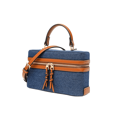 Refined Textured Leather Shoulder Bag