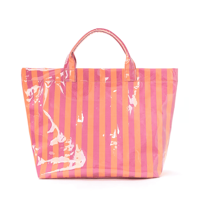 Summer Glossy Stripe Tote