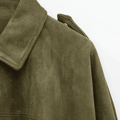Oversized Suede Jacket