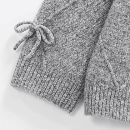 Knit Oversized Bow Sweater