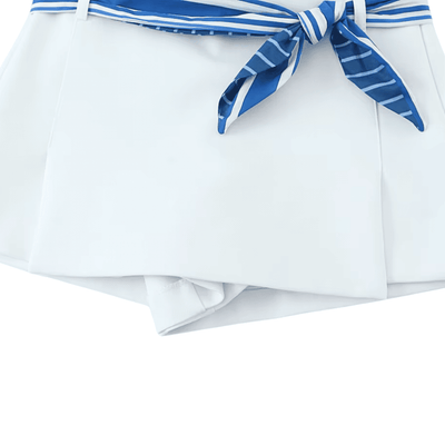 Gestreiftes nautisches Cami-Set