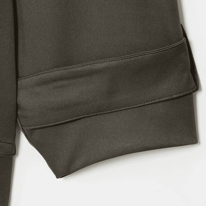 Dark Gray Wide-Leg Pant Suit Set