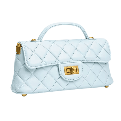 Classic Croc-Effect Top-Handle Bag