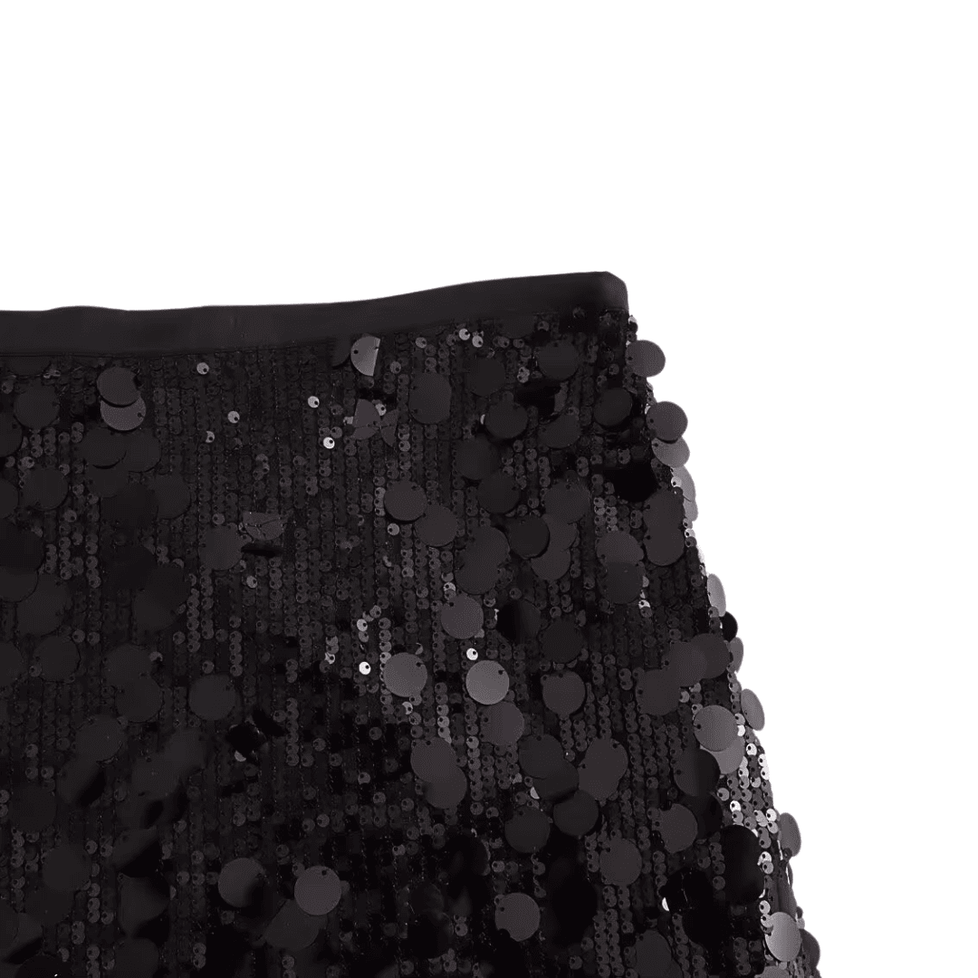 Minirock mit Pailletten