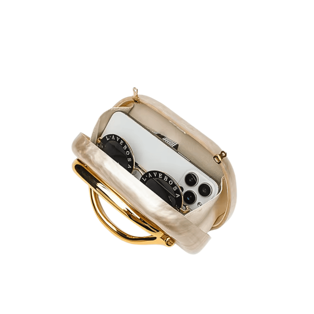 Seashell Shaped Evening Clutch Bag