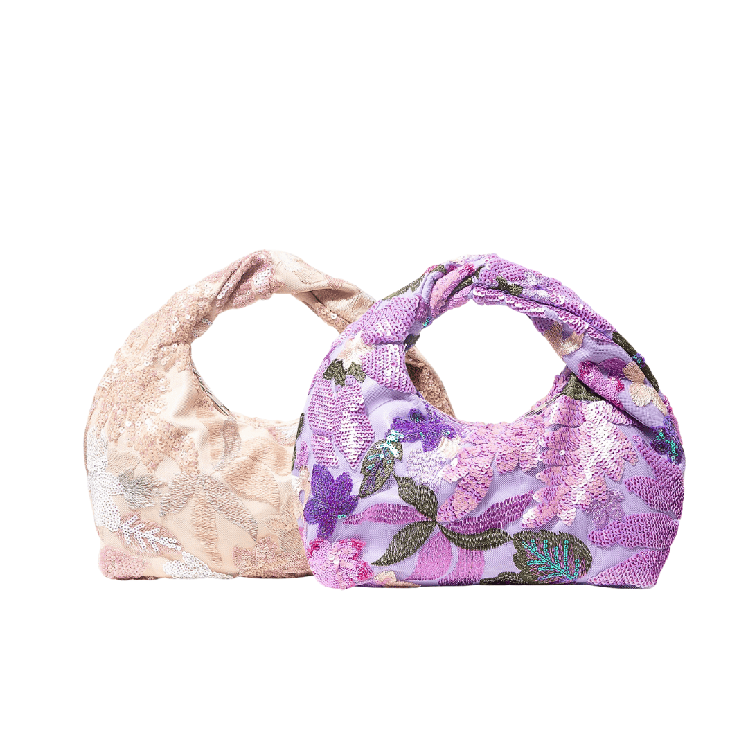 Luxe Sequin Slouch Bag