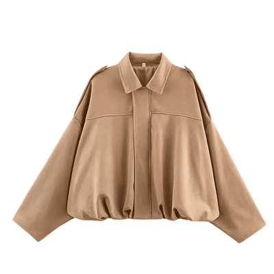 Oversized Suede Jacket