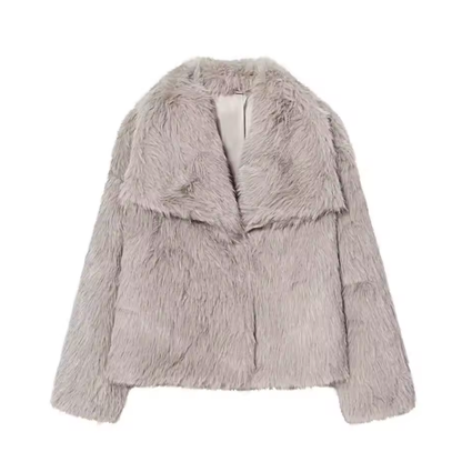 Luxury Faux Fur Jacket