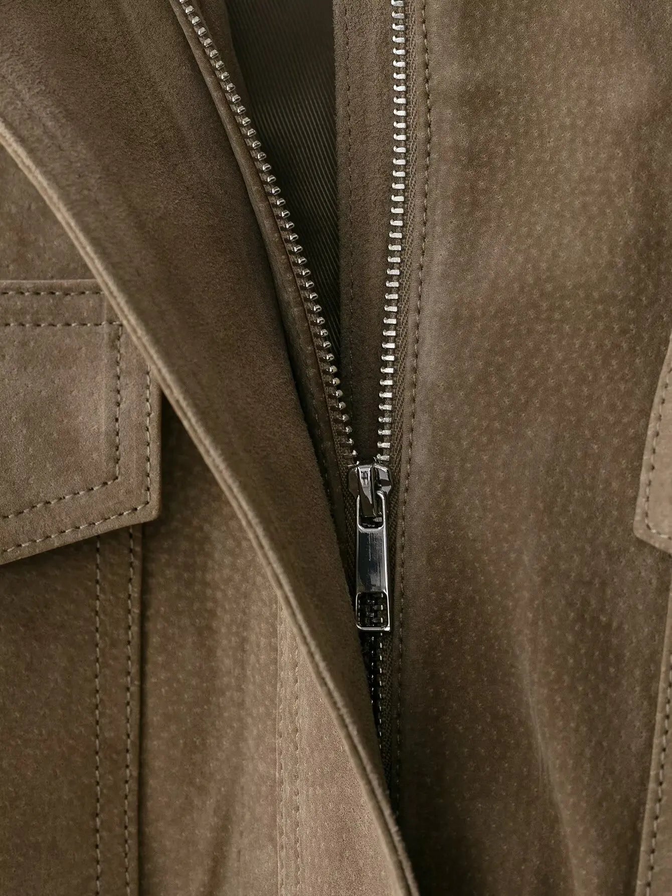 Elowen Suede Bomber Jacket