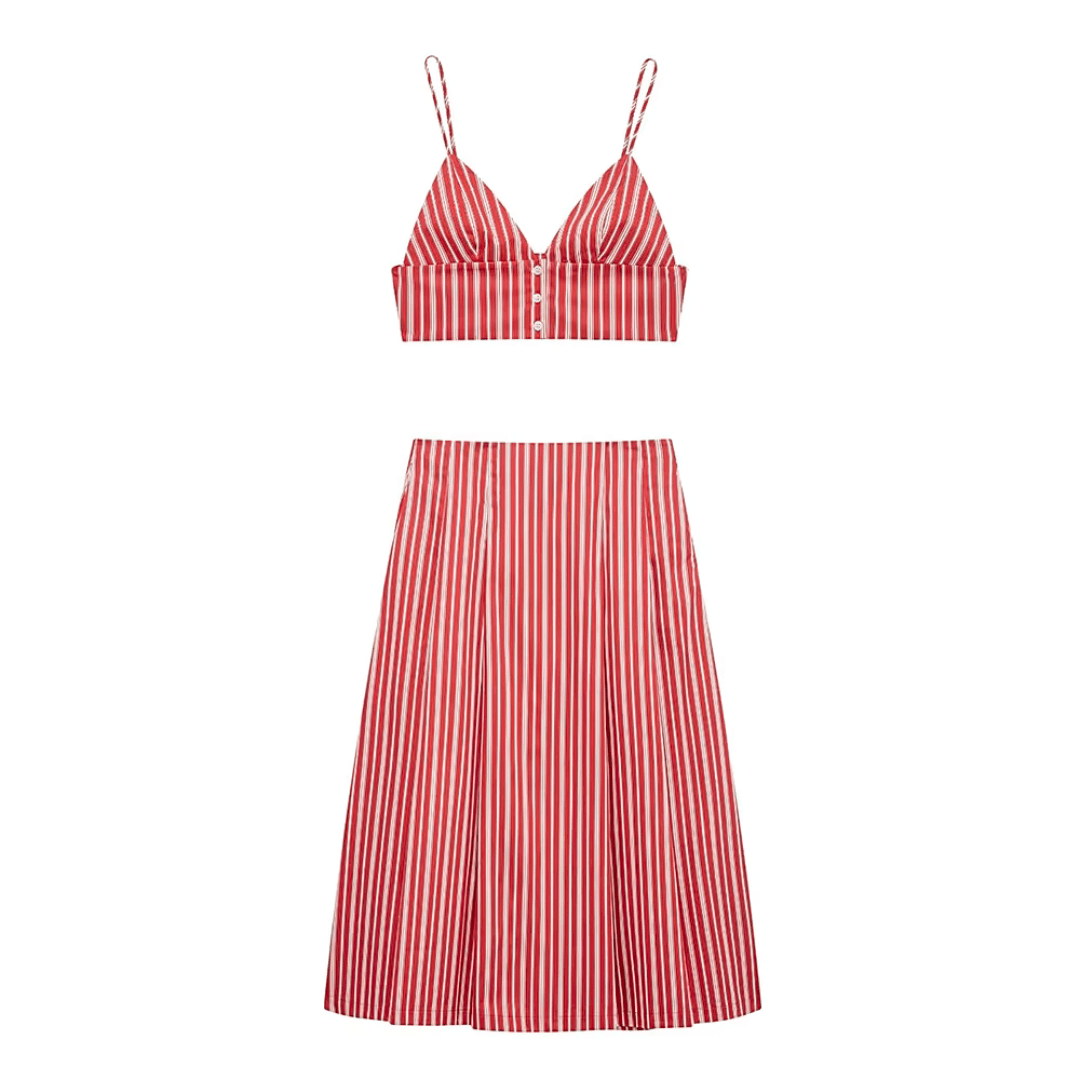 Amelie Striped Set - Glowletix Inc.