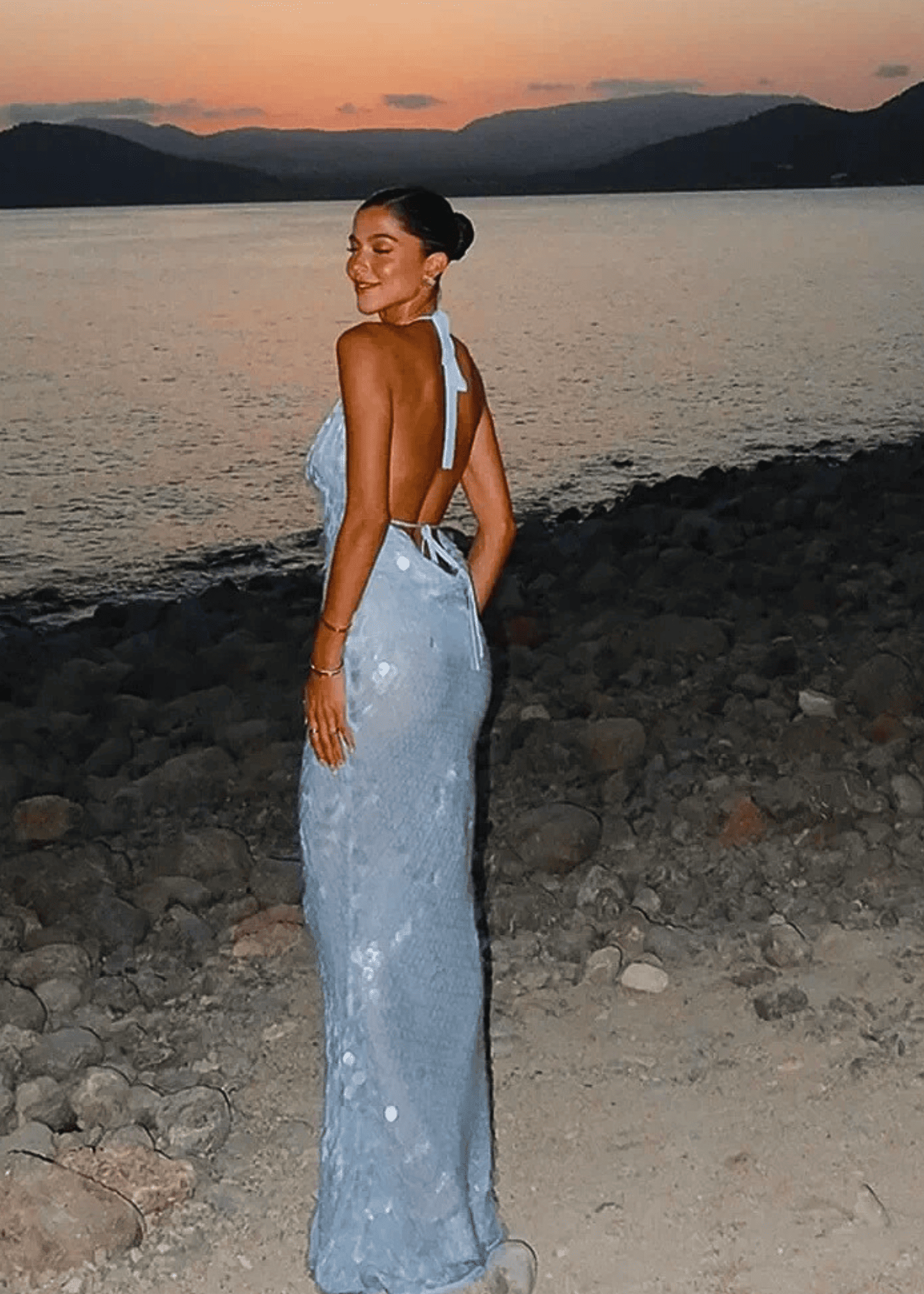 Blue Lagoon Sequin Maxi Gown - Glowletix Inc.
