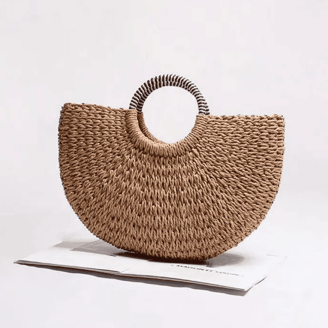 Boho Seashell Straw Bag - Glowletix Inc.