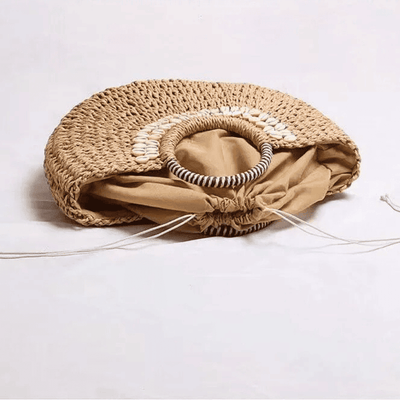 Boho Seashell Straw Bag - Glowletix Inc.
