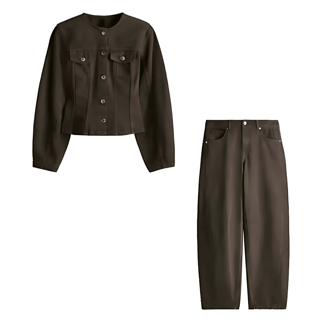 Browni Corduroy Denim Set - Glowletix Inc.
