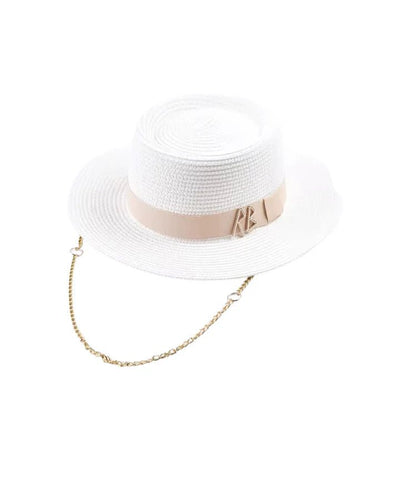 Chic Boater Hat - Glowletix Inc.