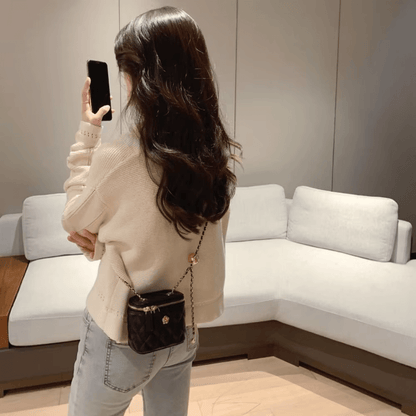 Chloe Vintage Vanity Crossbody Bag - Glowletix Inc.