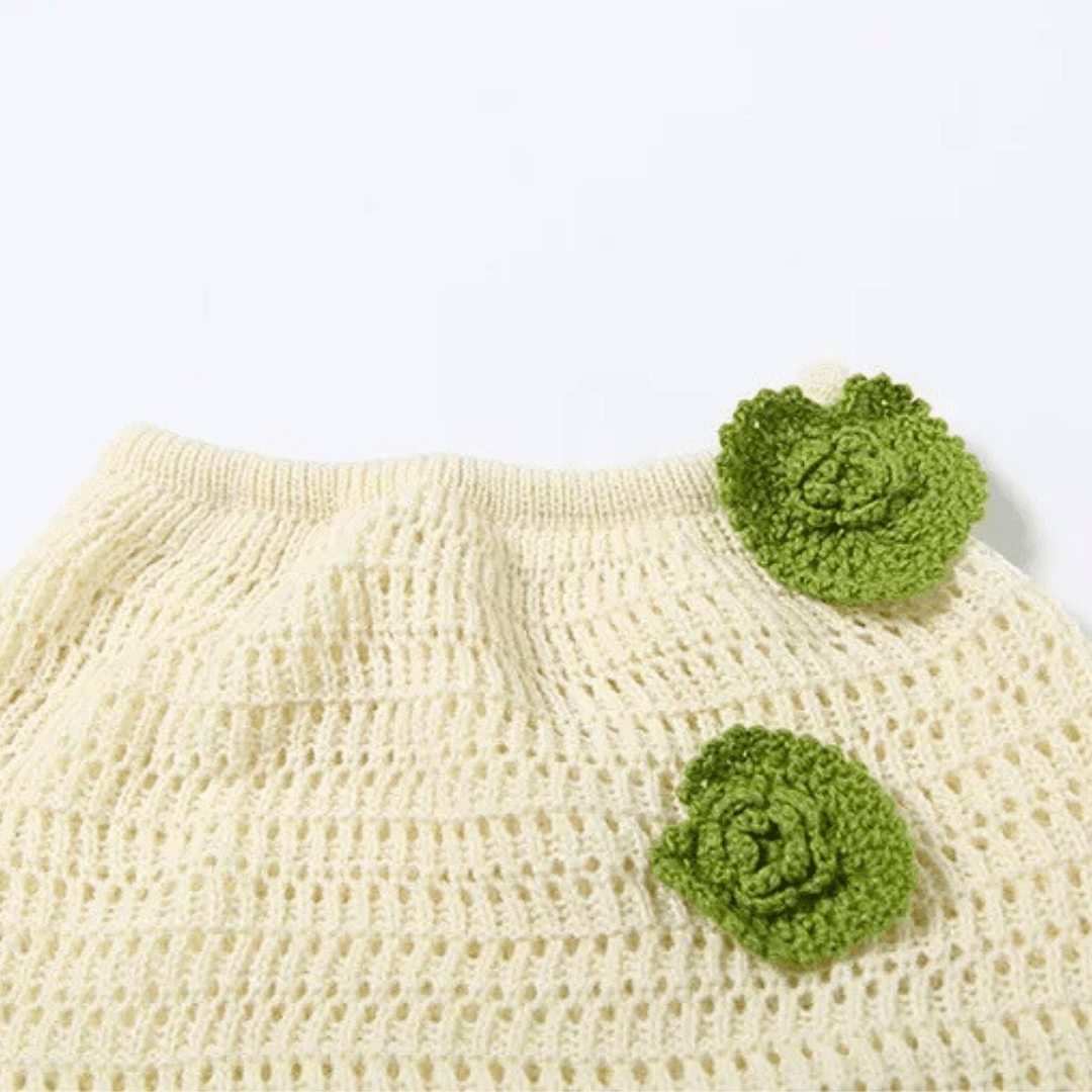Crochet Floral Beach Set - Glowletix Inc.
