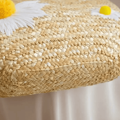 Daisy Straw Beach Bag - Glowletix Inc.