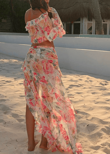 Isla Breeze Floral Co - ord Set - Glowletix Inc.