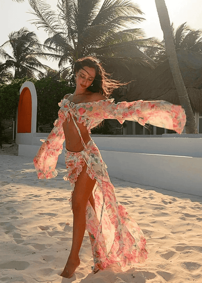 Isla Breeze Floral Co - ord Set - Glowletix Inc.
