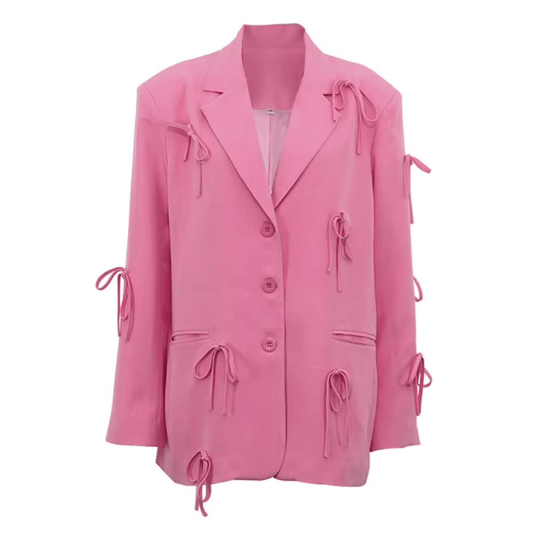 Pink Bow - Tie Blazer - Glowletix Inc.