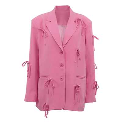 Pink Bow - Tie Blazer - Glowletix Inc.