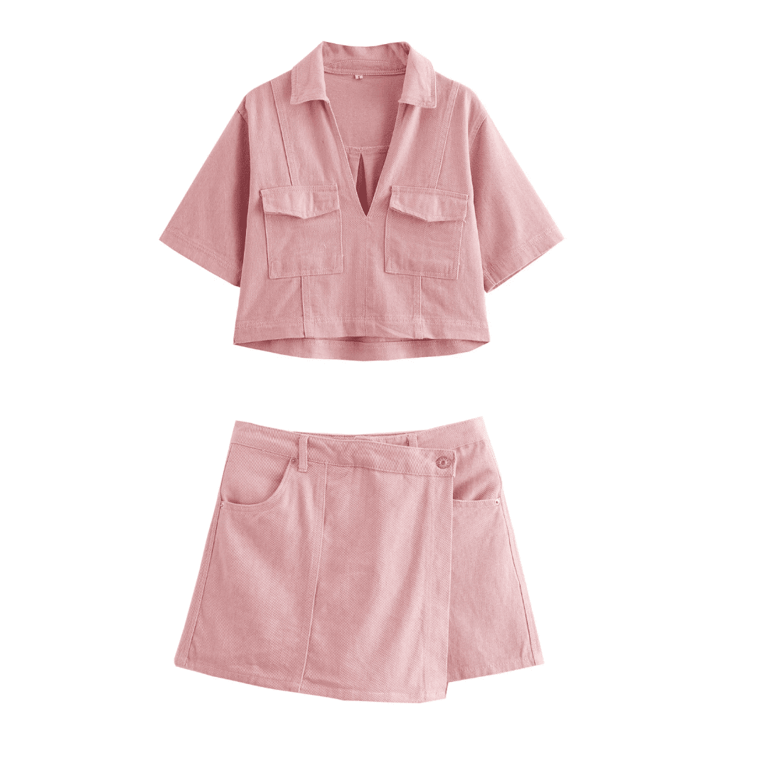 Rosy Corduroy Set - Glowletix Inc.