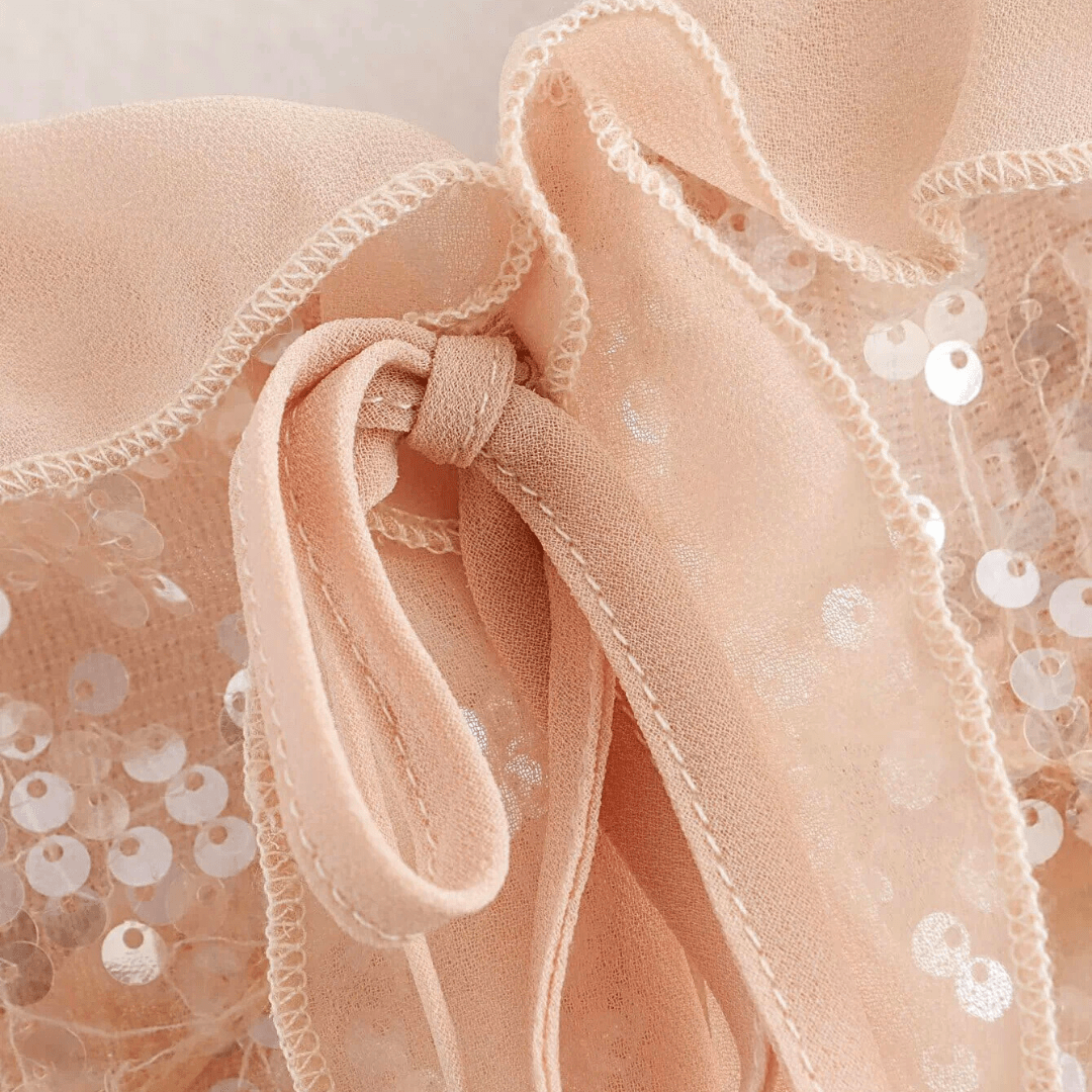 Sequin Tie - Front Cami Top - Glowletix Inc.