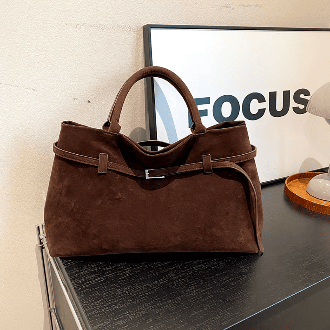 Suede Daily Tote - Glowletix Inc.